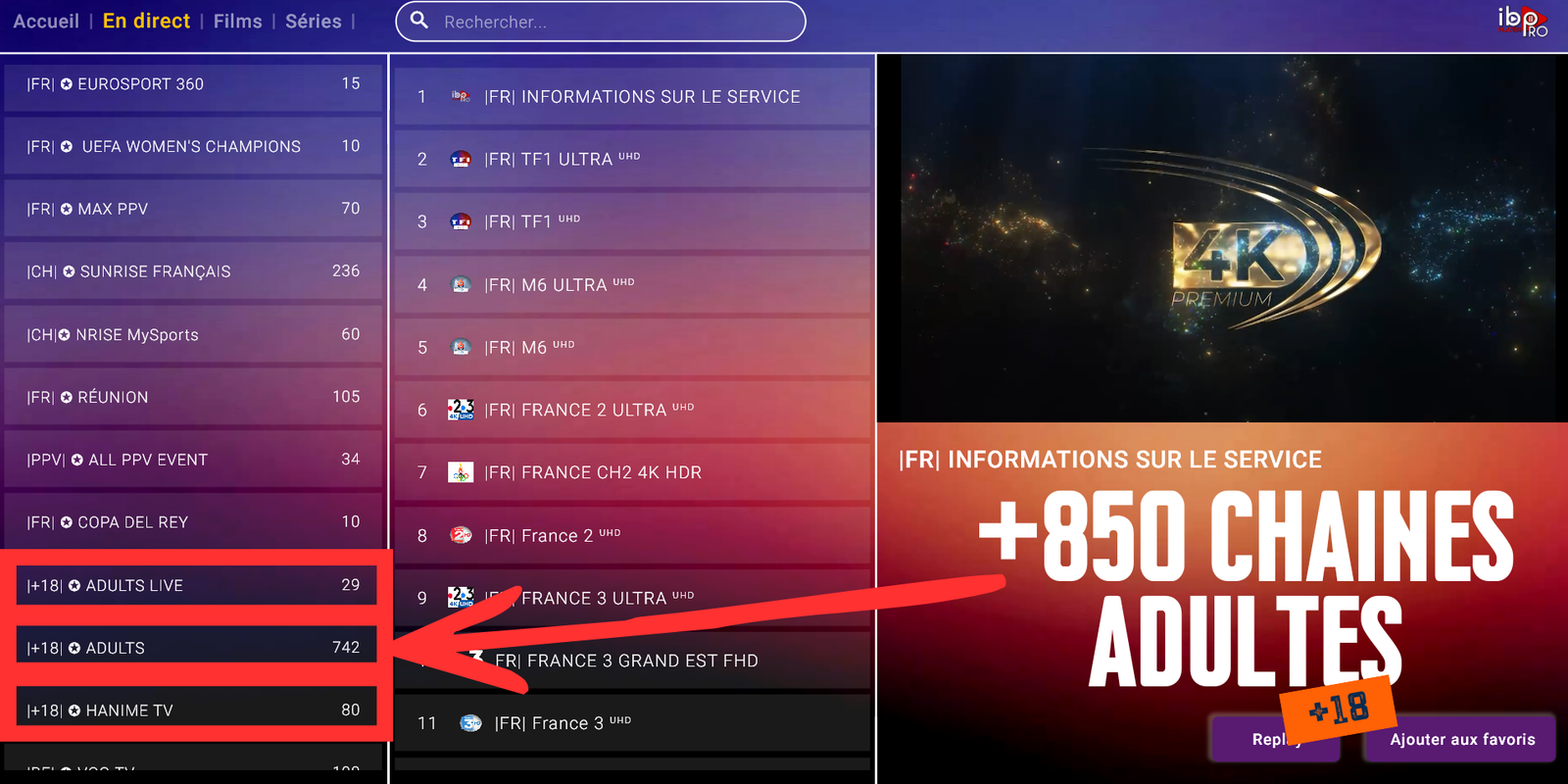 IPTV Adult